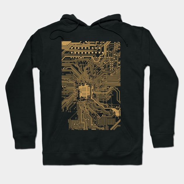 Motherboard Hoodie by DapperDanSays